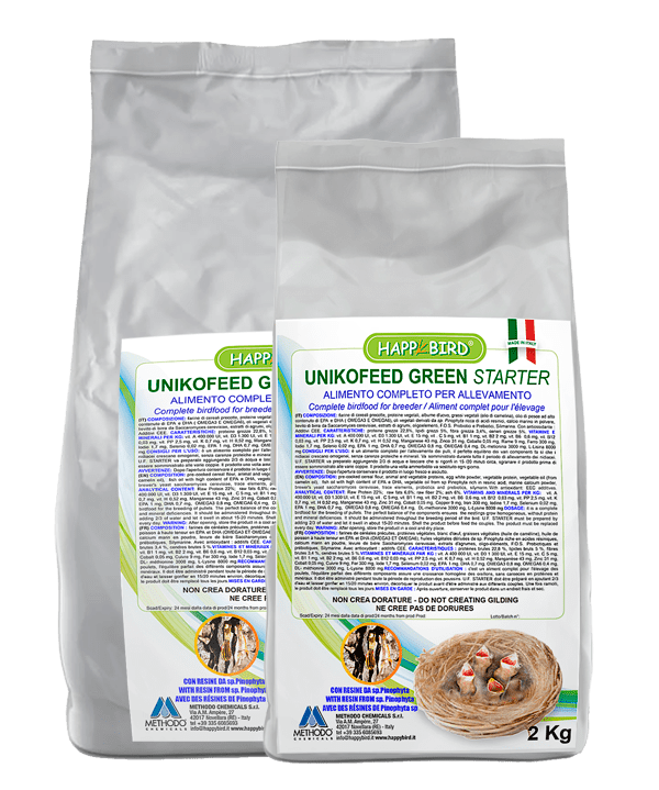HAPPY BIRD | Uniko Feed Green Starter ( confezione da 5 kg )
