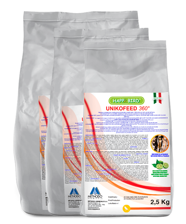 HAPPY BIRD | Uniko Feed 360 ( confezione da 5 kg )